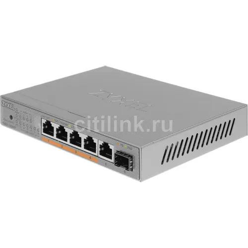 Коммутатор ZyXEL XMG-105HP-EU0101F, неуправляемый