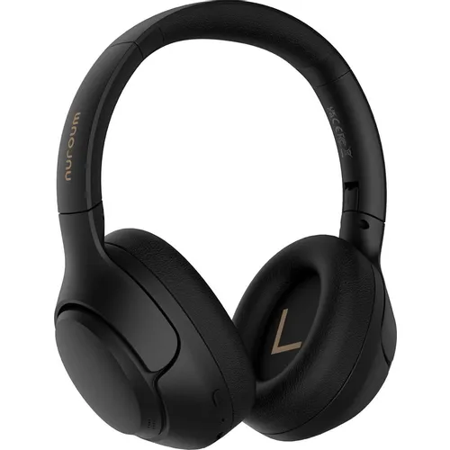 Наушники NUROUM AW-HP40, Bluetooth/3.5 мм, накладные, черный [125145]