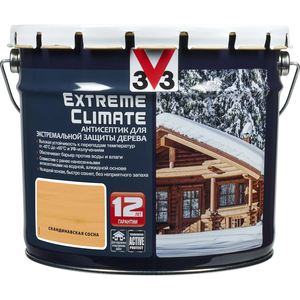 Акриловый антисептик для дерева V33 EXTREME CLIMATE 117447