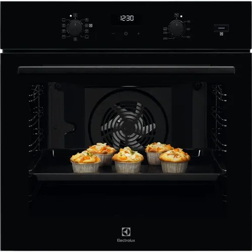 Духовой шкаф электрический Electrolux EOD5H70Z, 72л, дверца с 2 стеклами, черный