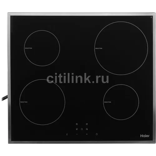 Индукционная варочная поверхность HAIER HHX-Y64NFB, конфорок: 4 шт., стеклокерамика, независимая, черный