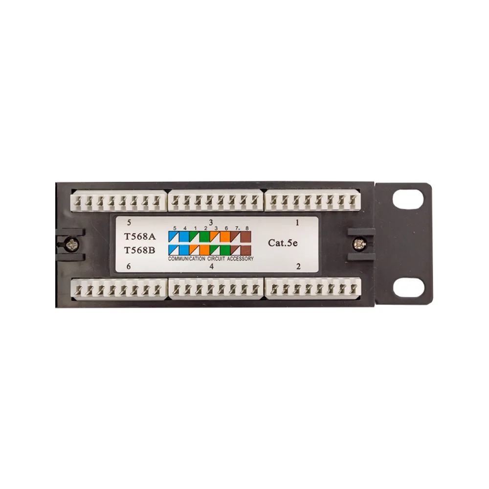 Патч панель EKF teracom TRC-PPNL-5EUTP-1U24