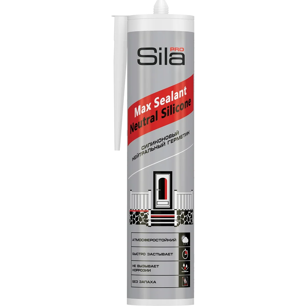 Силиконовый нейтральный герметик Sila PRO Max Sealant Neutral Silicone NE2801