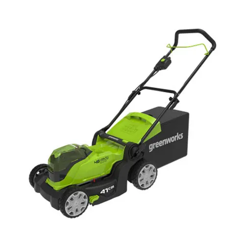 Газонокосилка аккумуляторная GREENWORKS G24X2LM41, 41см, несамоходная, без АКБ, без ЗУ [2512607]