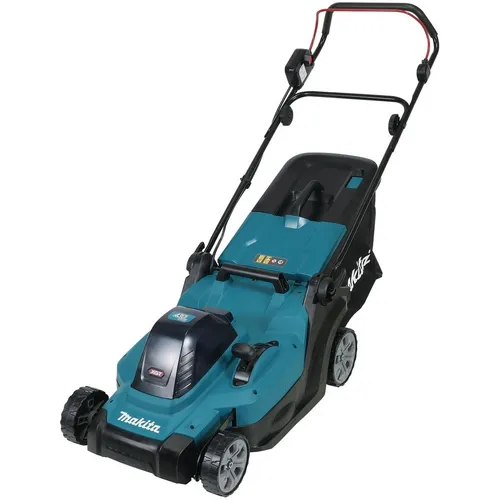 Газонокосилка аккумуляторная Makita LM004GU102, 43см, несамоходная, 4Ач, с 1 АКБ, с ЗУ