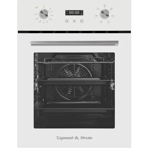 Духовой шкаф электрический ZIGMUND & SHTAIN E 145 W, 50л, дверца с 3 стеклами, белый