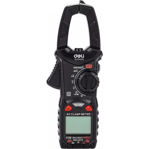 Клещи токоизмерительные Deli DL334203, измер.ток: переменный