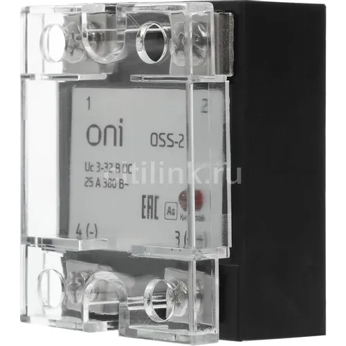 Реле твердотельное IEK Oni OSS-2, 1-фазное, 380В [oss-2-3-25-b]