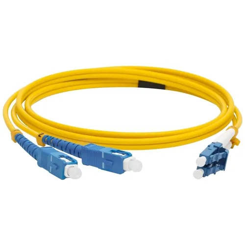 Патч-корд LanMaster 2 9/125 OS1/OS2 2м LSZH желтый [lan-2lc-2sc/su-2.0]