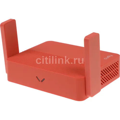 Роутер CUDY TR1200, Wi-Fi 5, AC1200, 2.4/5ГГц, 1 LAN, 1xUSB, красный