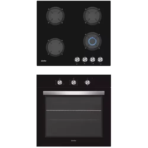 Встраиваемый комплект Simfer S63B416, черный / черный