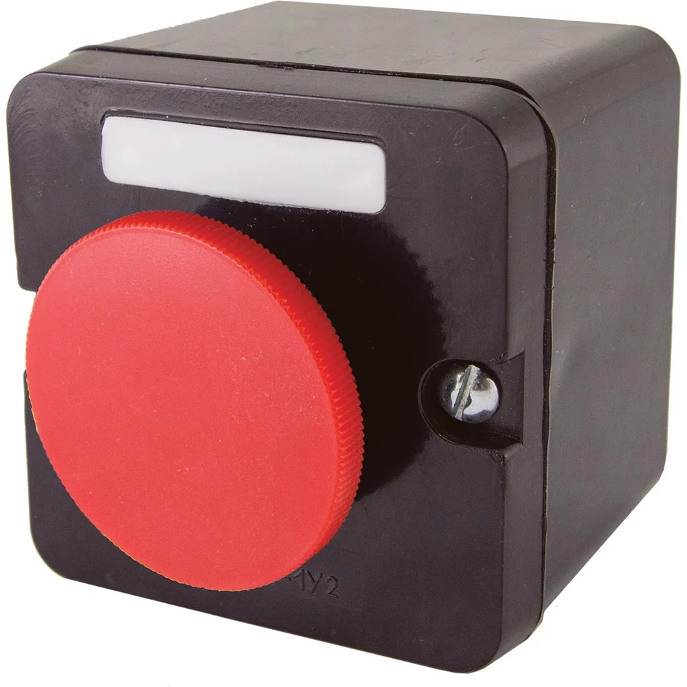 Контактный пост TDM ПКЕ 212-1 красный гриб IP40 SQ0742-0002