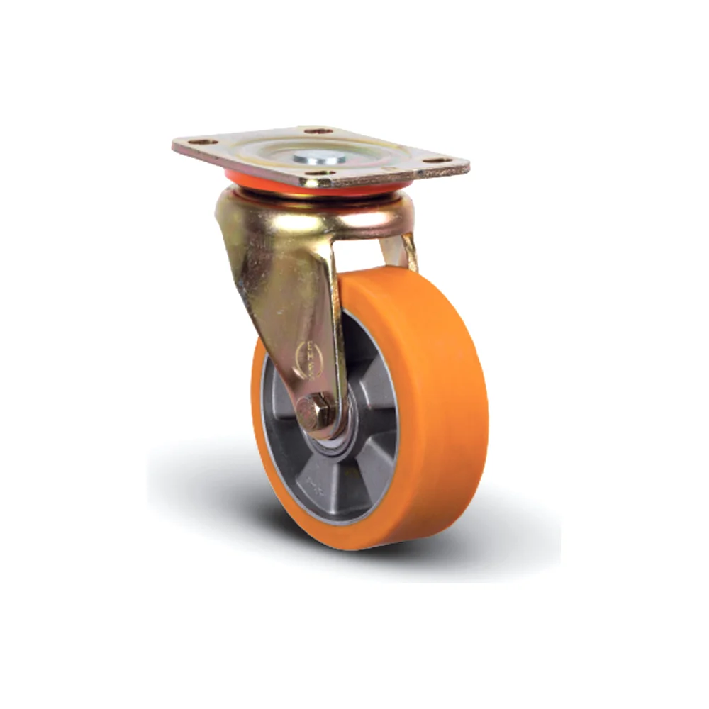Полиуретановое поворотное колесо MFK-TORG ED01-ABP-150