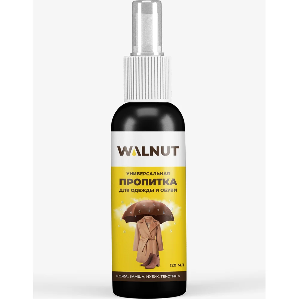 Водоотталкивающая пропитка для обуви и одежды WALNUT WLN0457