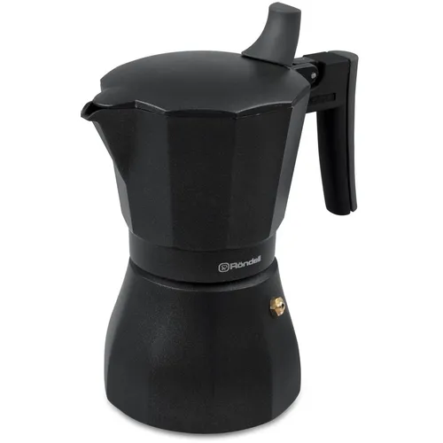 Кофеварка гейзерн. Rondell Kafferro RDA-1275 0.45л алюминий темно-серый