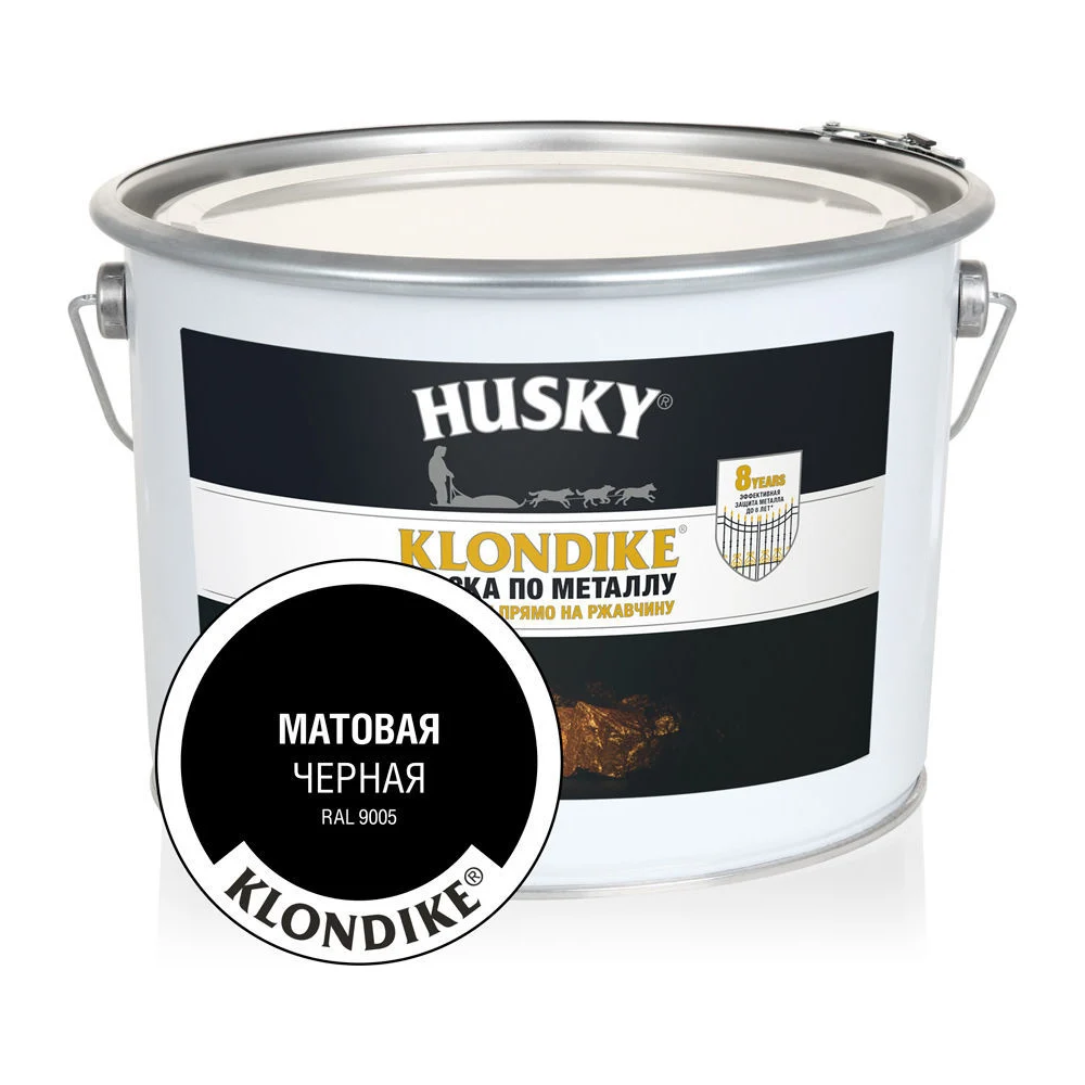 Краска по металлу HUSKY klondike 32028