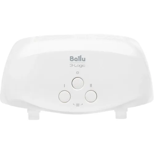 Водонагреватель Ballu 3-logic TS, проточный, 5.5кВт, кран и душ, белый