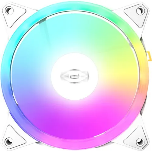 Вентилятор PCCOOLER F3 T120 120мм, 4-pin, 1800об/мин, 21.6 дБ, ARGB, белый, Ret [f3-t120wham1-gl]