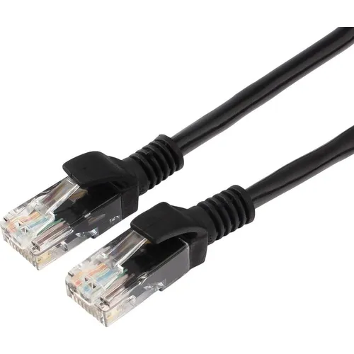 Патч-корд PREMIER PP12-10M/BK литой (molded), UTP, кат.5E, 10м, 4 пары, 26AWG, медь, многожильный, черный