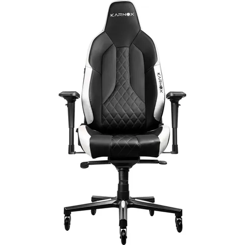 Кресло игровое KARNOX Commander Cr, искусственная кожа, до 180кг, регулируемые 4D подлокотники, белый