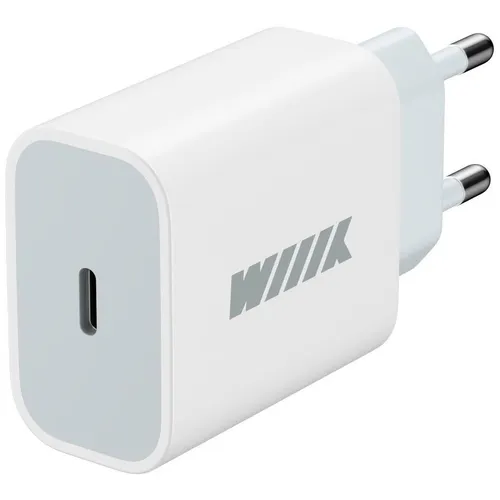 Сетевое зарядное устройство Wiiix UNN-4-1-01-PD, USB-C, 20Вт, 3A, белый