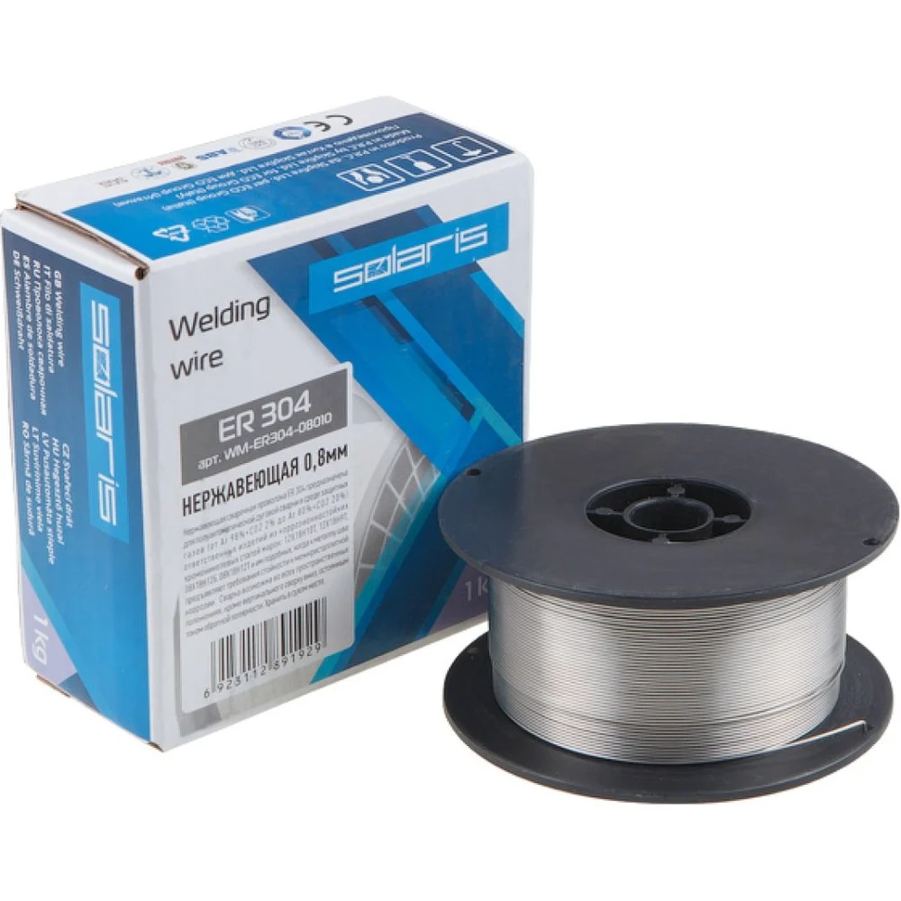 Сварочная проволока для нержавеющей стали SOLARIS ER 304 WM-ER304-08010