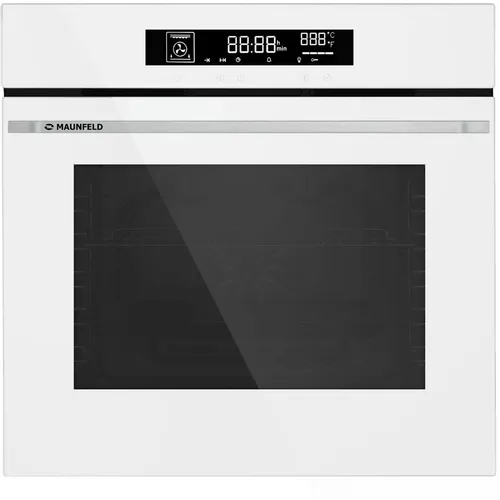 Духовой шкаф электрический MAUNFELD AEOD60106W, 60л, дверца с 3 стеклами, белый