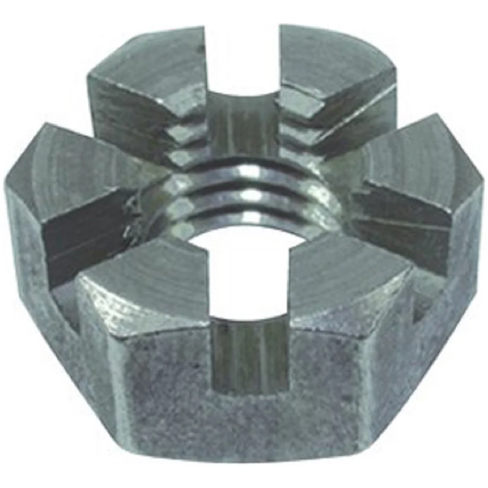 Низкая корончатая гайка ЦКИ М14х1.5 DIN937 25 шт. 64030