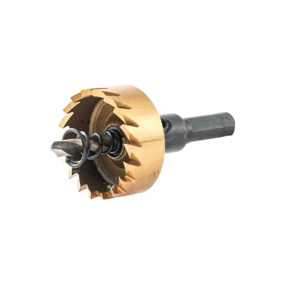 Цилиндрическая коронка по металлу Strong СТК-058 GOLD 19 мм, HSS стк-05800019