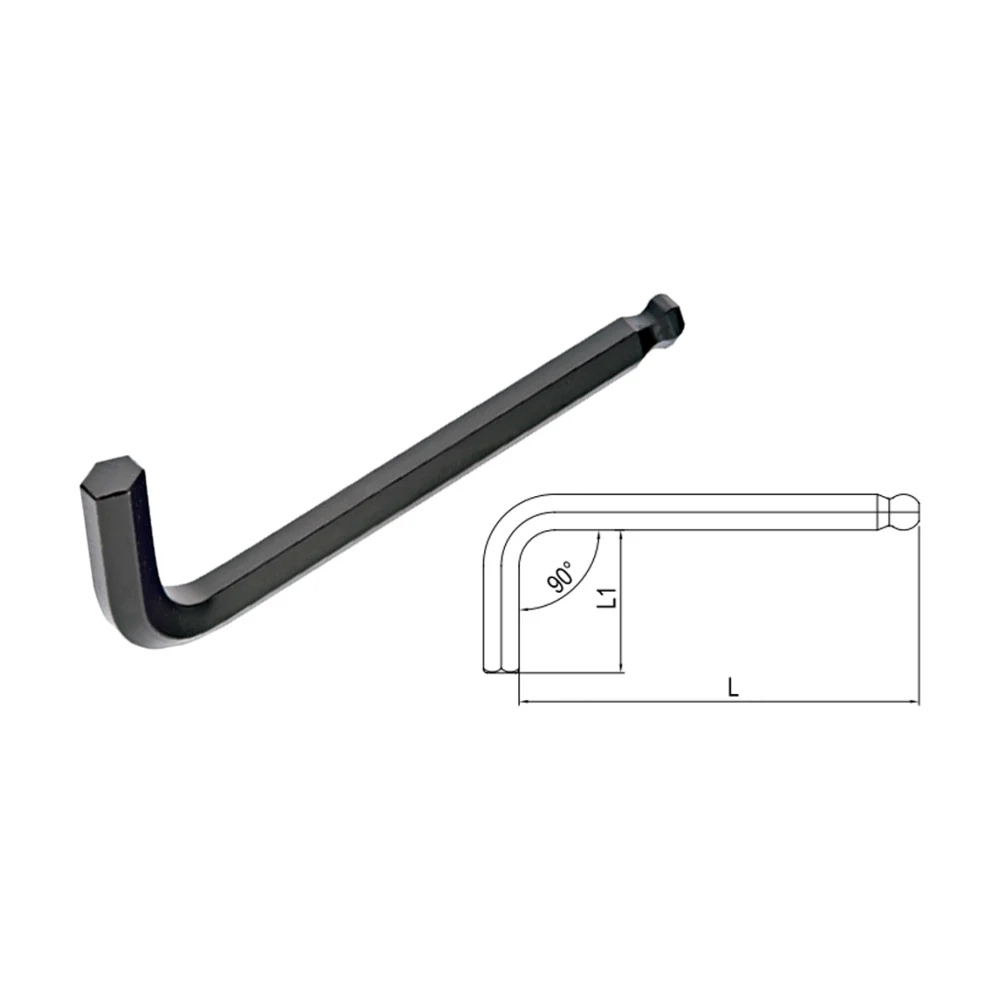Г-образный шестигранный ключ IZELTAS 4905220030