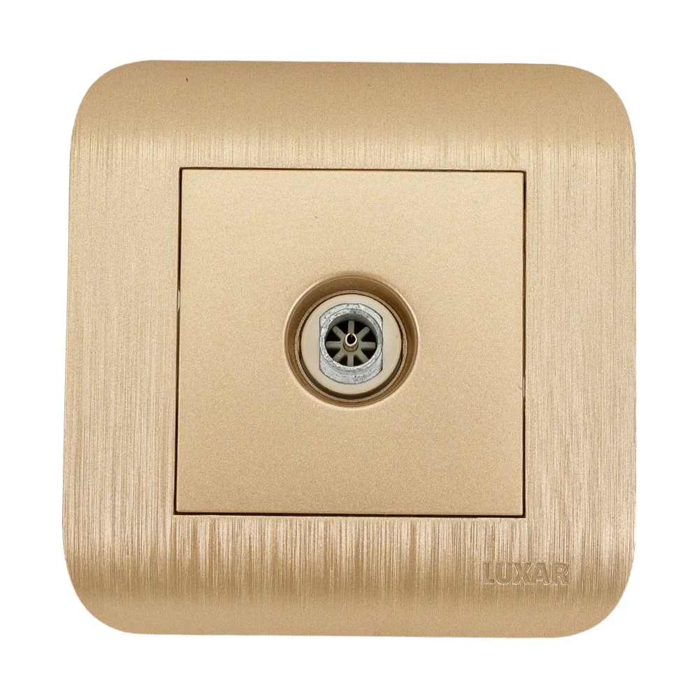Оконечная тв-розетка Luxar Deco 4606400620365