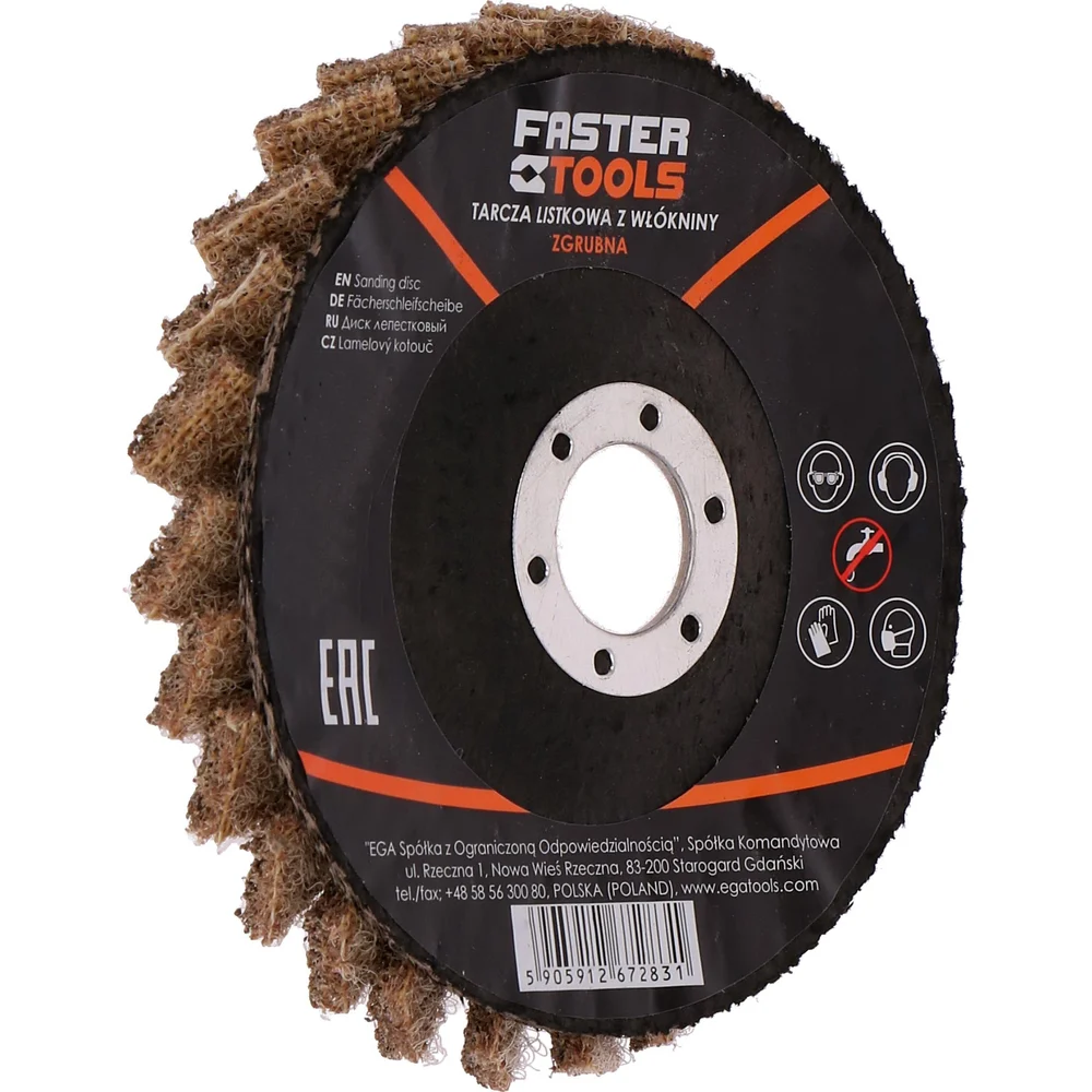 Мягкий лепестковый диск FASTER TOOLS 7285