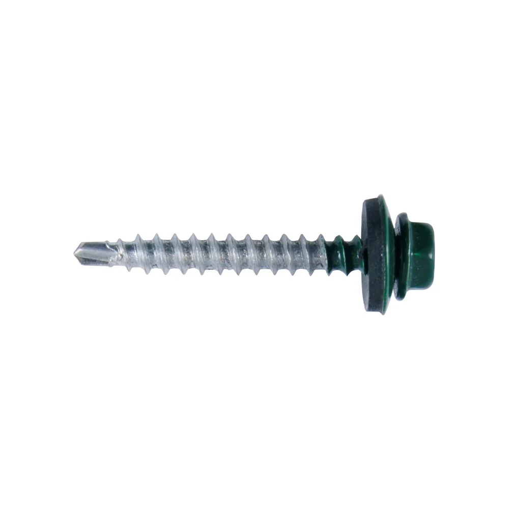 Саморез Tech-Krep 4,8х35 RAL6005 тёмно-зеленый 60 шт. 124634