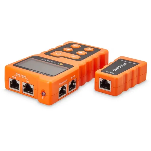 Кабельный тестер LanMaster LAN-TST-WRM-400-POE оранжевый, черный