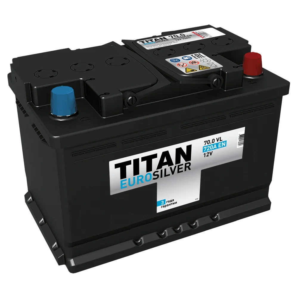 Аккумулятор TITAN EUROSILVER 70.0 VL kamina 4607008887648