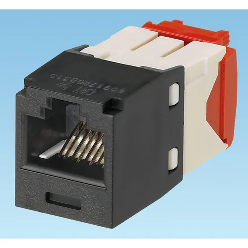 Модуль Panduit (CJ5E88TGBL) информ. Mini-Com RJ45 кат.5E UTP черн.