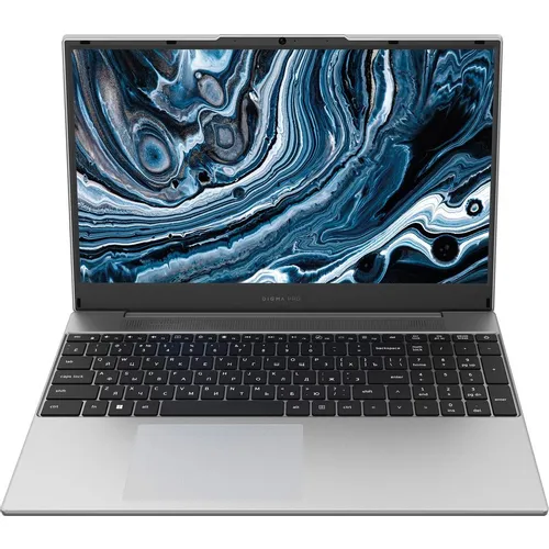 Ноутбук DIGMA PRO Breve, 15.6", IPS, AMD Ryzen 7 7730U 2ГГц, 8-ядерный, 16ГБ DDR4, 512ГБ SSD, AMD Radeon Graphics, Windows 11 Pro, серебристый [dn15r7-adxw05]