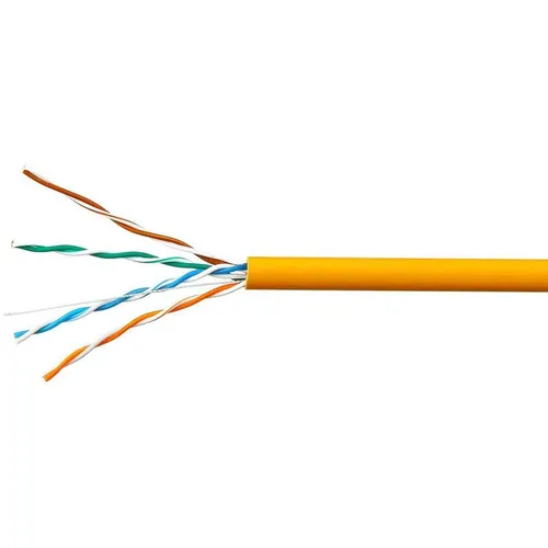 Кабель SKYNET CSP-UTP-LSZH-4-CU/100 UTP, кат.5E, 100м, 4 пары, медь, одножильный, оранжевый
