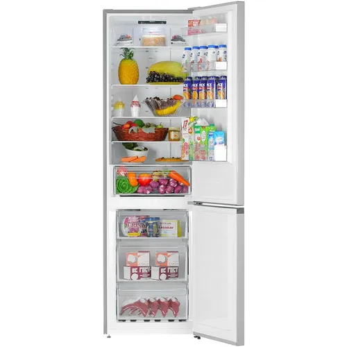 Холодильник двухкамерный Gorenje NRK6201ES4 No Frost Plus, серебристый