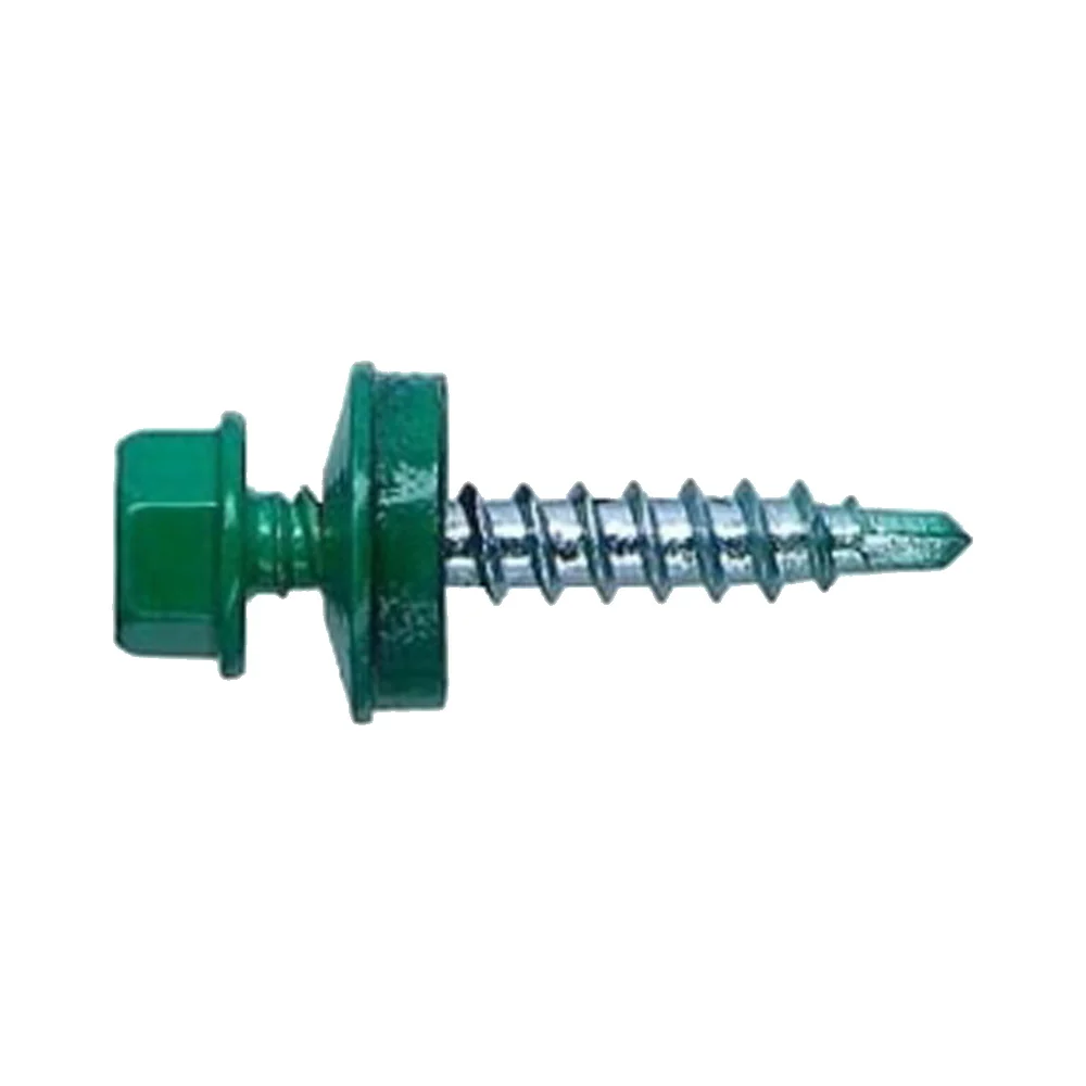 Кровельный саморез Kenner 5,5х19 RAL6002 зелёный (300 шт.) ск55196002ф