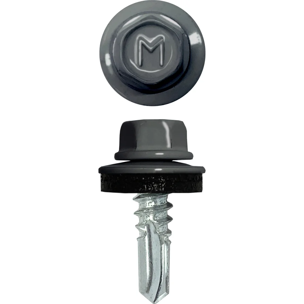 Саморез по металлу Daxmer №3 5,5х19 RAL7024 304280