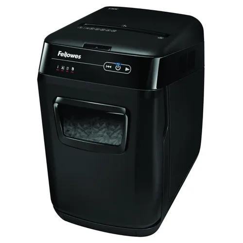 Уничтожитель бумаг Fellowes AutoMax 150C, с автоподачей, P-4, 4х38 мм, 150 лист. одновременно, 32л [fs-46801]