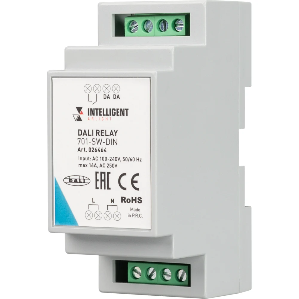 Релейный модуль Arlight INTELLIGENT DALI-701-SW-DIN 0 26464