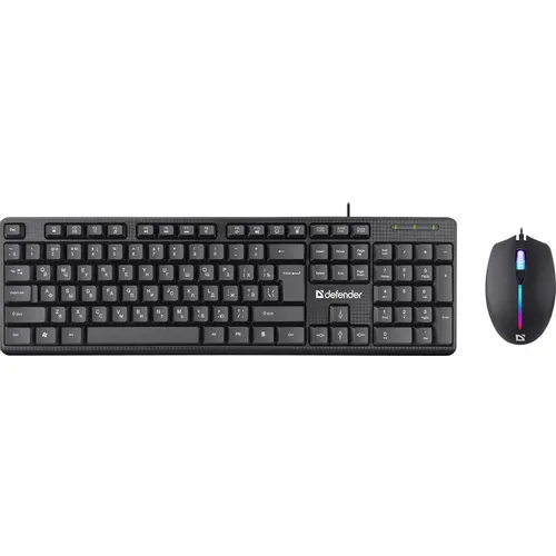 Комплект (клавиатура+мышь) Defender Triumph C-991, USB 2.0, проводной, черный [45991]