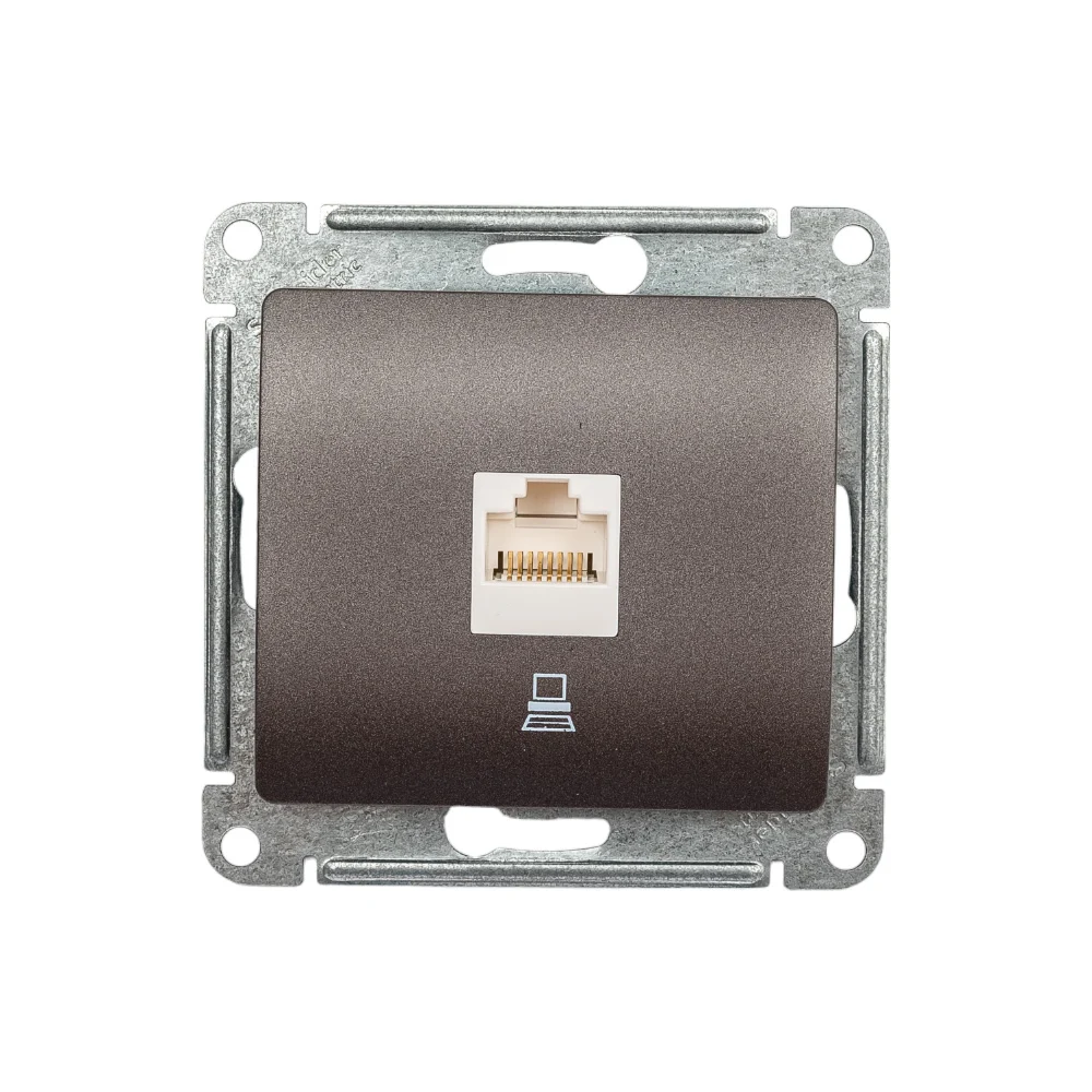 Одноместный механизм компьютерной розетки Systeme Electric GLOSSA GSL001381K