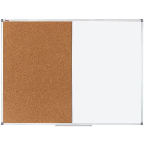 Доска комбинированная BRAUBERG Extra 238184 белый/коричневый 90x120см