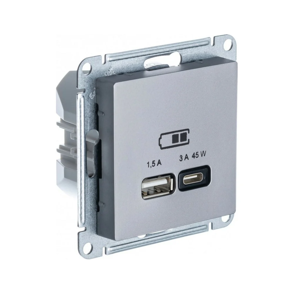 Usb розетка Systeme Electric Atlasdesign ATN000929