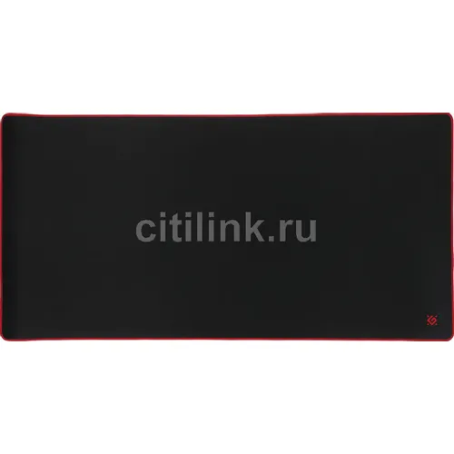 Коврик для мыши Defender Black Ultra (XXL) черный/красный, ткань, 900х450х3мм [50564]