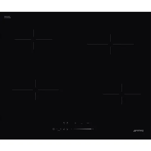 Электрическая варочная поверхность SMEG SE464TD, конфорок: 4 шт., стеклокерамика, независимая, черный