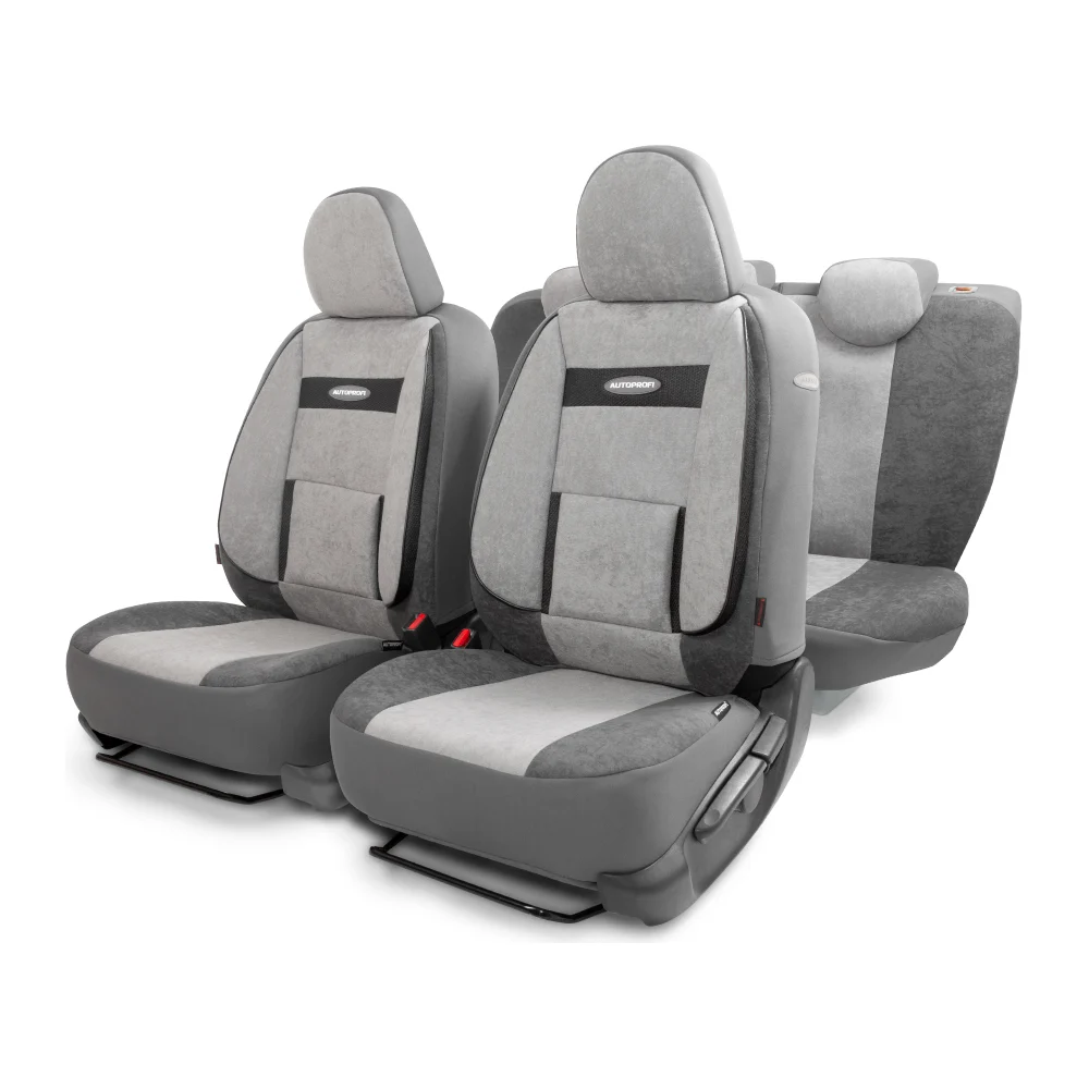 Авточехлы AUTOPROFI Comfort COM-1105 D.GY/L.GY